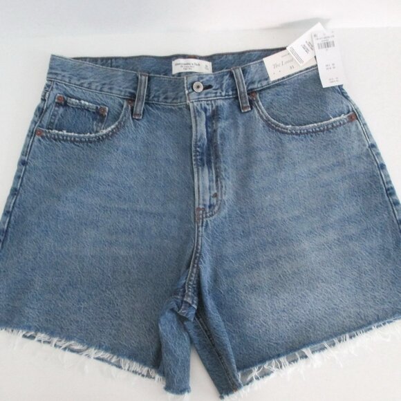Abercrombie & Fitch The Loose Shorts High Rise Size 31 NWT - Picture 2 of 7